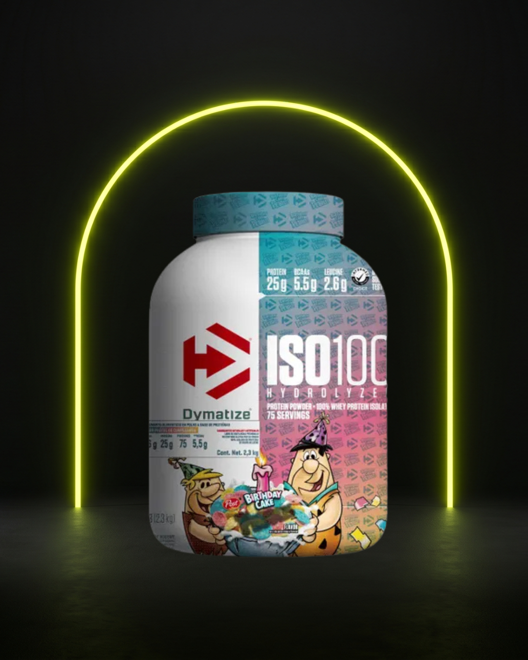 ISO 100 Proteína Aislada Suero de Leche Dymatize Birthday Cake