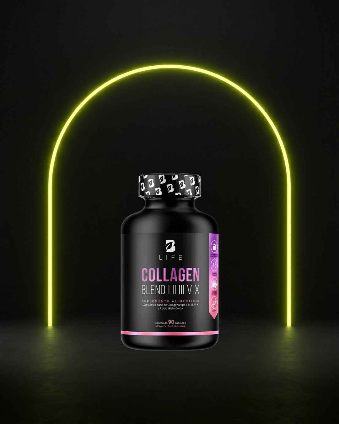 Mezcla de colágenos - Tipo I,II,III,V y X - con Vitamina C