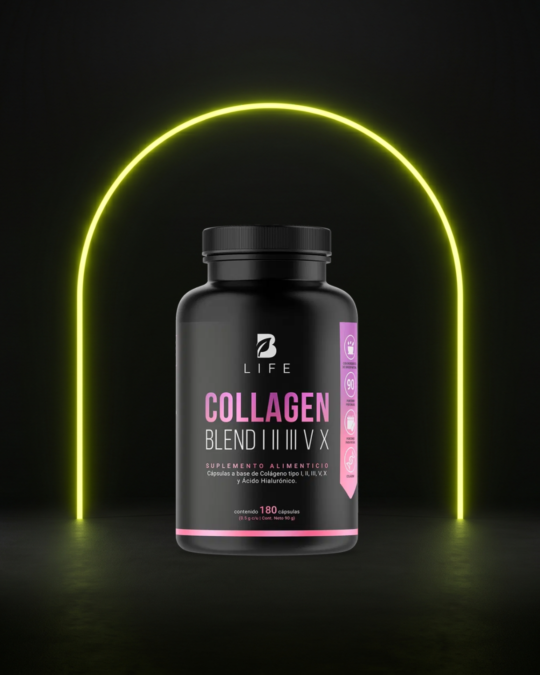 Mezcla de colágenos - Tipo I,II,III,V y X - con Vitamina C