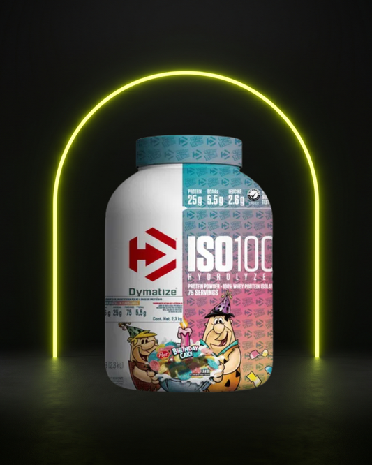 ISO 100 Proteína Aislada Suero de Leche Dymatize Birthday Cake