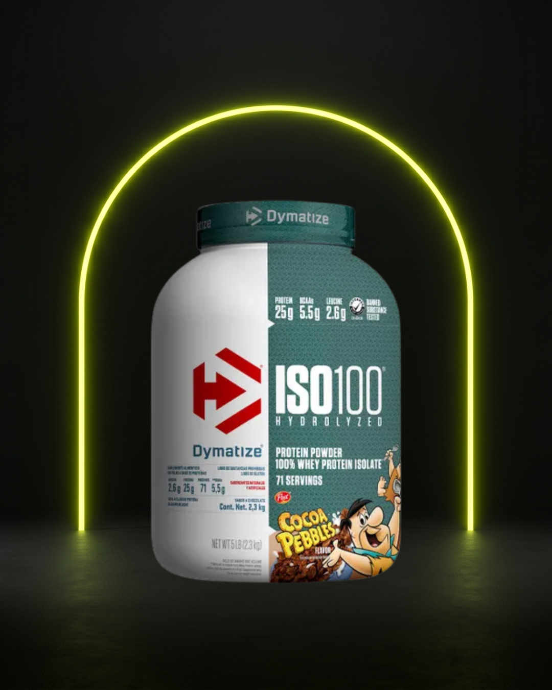 ISO 100 Proteína Aislada Suero de Leche Dymatize Cocoa Pebbles