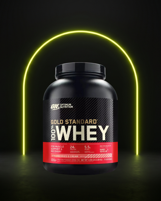 Gold Standard 100% Whey Proteína de suero de leche Optimum Nutrition - Strawberries & Cream